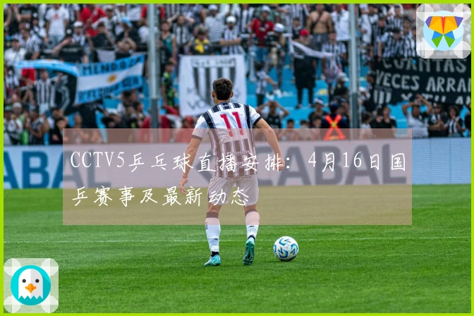 CCTV5乒乓球直播安排：4月16日国乒赛事及最新动态